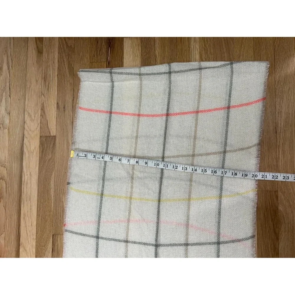 Madewell Gauzy Plaid Scarf